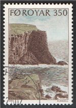 Faroe Islands Scott 198 Used